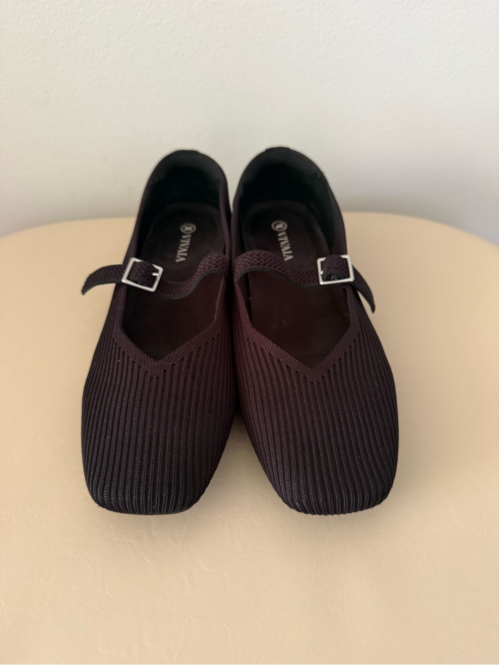 Vivaia Women’s Black Mary Jane Flats - Picture 2 of 7